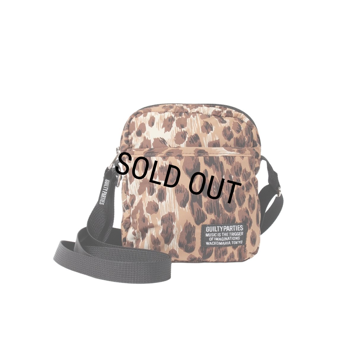 画像1: WACKO MARIA/SPEAK EASY / LEOPARD SHOULDER MINI BAG（BEIGE）［レオパードショルダーミニバッグ-25秋冬］ (1)