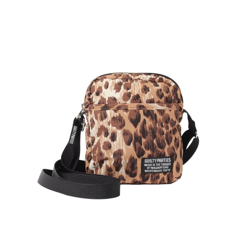 画像1: WACKO MARIA/SPEAK EASY / LEOPARD SHOULDER MINI BAG（BEIGE）［レオパードショルダーミニバッグ-25秋冬］
