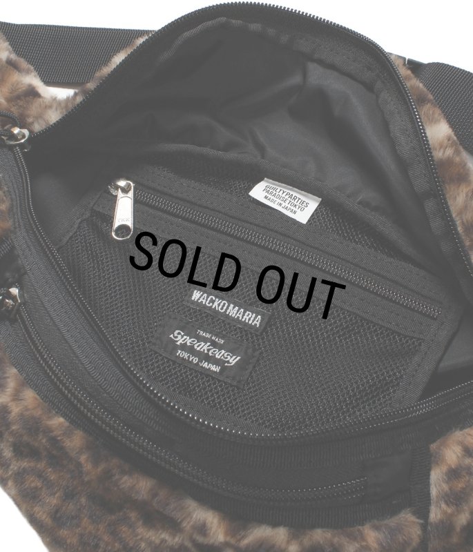 WACKO MARIA/SPEAK EASY / LEOPARD FAUX FUR WAIST BAG（BEIGE