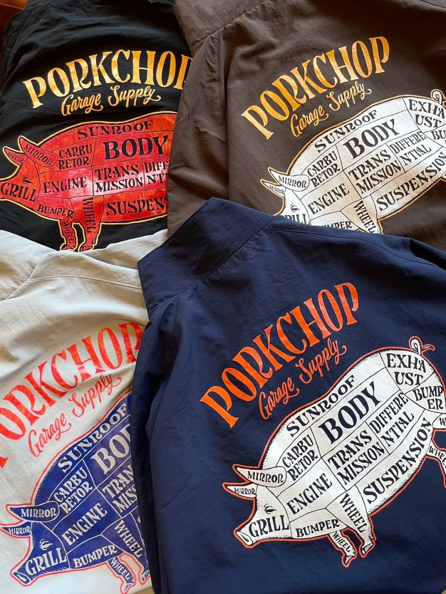 画像8: PORKCHOP/PORK BACK NYLON JKT（GRAY）［ポークバックナイロンJKT-25秋冬］ (8)