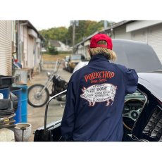 画像8: PORKCHOP/PORK BACK NYLON JKT（NAVY）［ポークバックナイロンJKT-25秋冬］ (8)