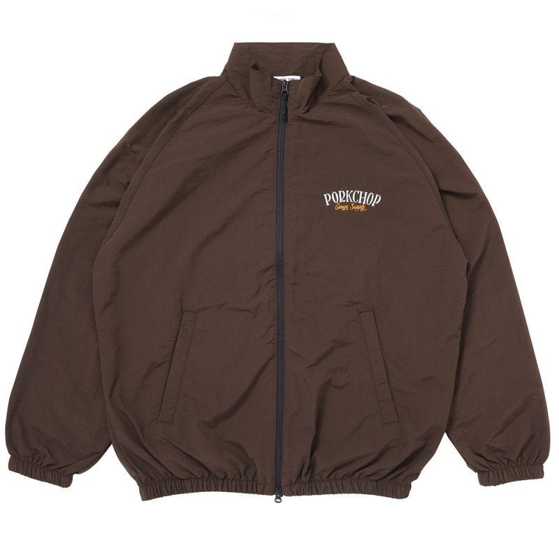 画像1: PORKCHOP/PORK BACK NYLON JKT（DARK BROWN）［ポークバックナイロンJKT-25秋冬］