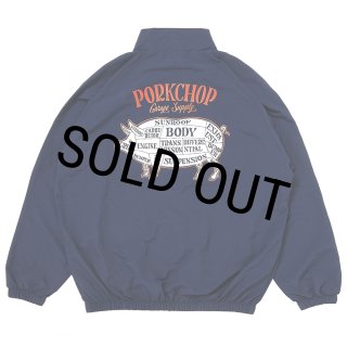 PORKCHOP/PORK BACK NYLON JKT（NAVY）［ポークバックナイロンJKT-25