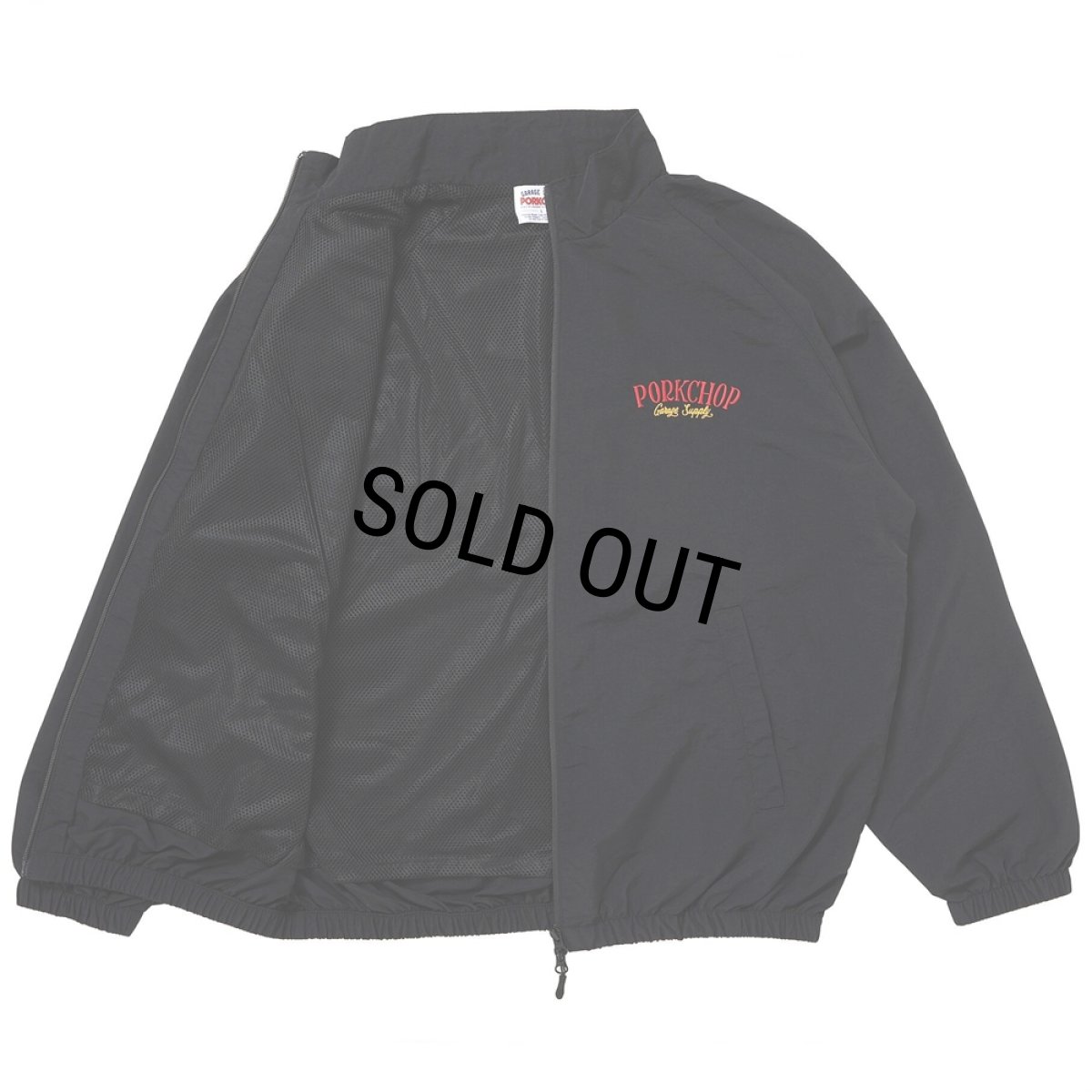 画像3: PORKCHOP/PORK BACK NYLON JKT（BLACK）［ポークバックナイロンJKT-25秋冬］ (3)