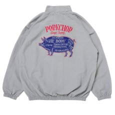 画像1: PORKCHOP/PORK BACK NYLON JKT（GRAY）［ポークバックナイロンJKT-25秋冬］ (1)