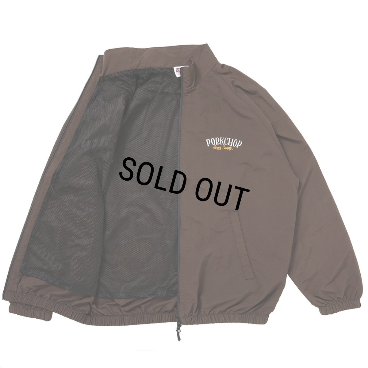 画像3: PORKCHOP/PORK BACK NYLON JKT（DARK BROWN）［ポークバックナイロンJKT-25秋冬］ (3)