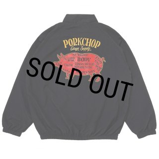 PORKCHOP/PORK BACK NYLON JKT（BLACK）［ポークバックナイロンJKT-25