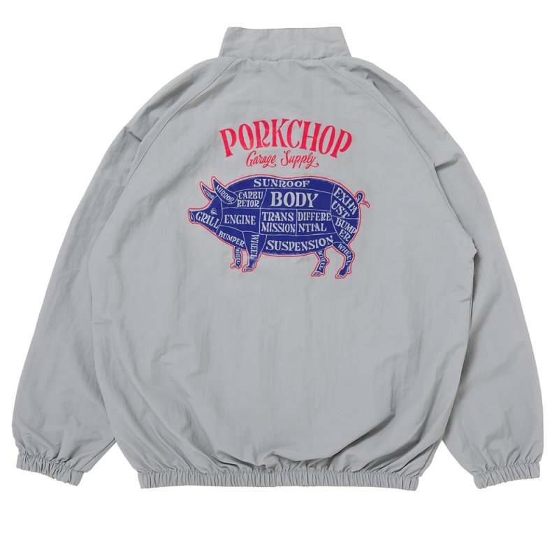 画像2: PORKCHOP/PORK BACK NYLON JKT（GRAY）［ポークバックナイロンJKT-25秋冬］