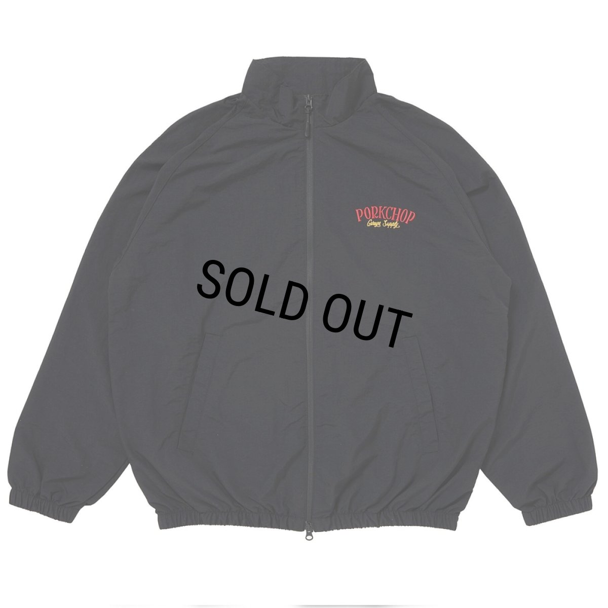 画像2: PORKCHOP/PORK BACK NYLON JKT（BLACK）［ポークバックナイロンJKT-25秋冬］ (2)