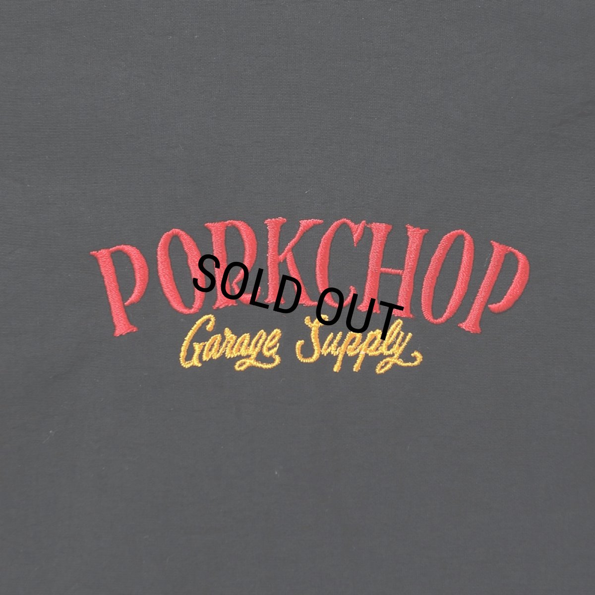 画像5: PORKCHOP/PORK BACK NYLON JKT（BLACK）［ポークバックナイロンJKT-25秋冬］ (5)