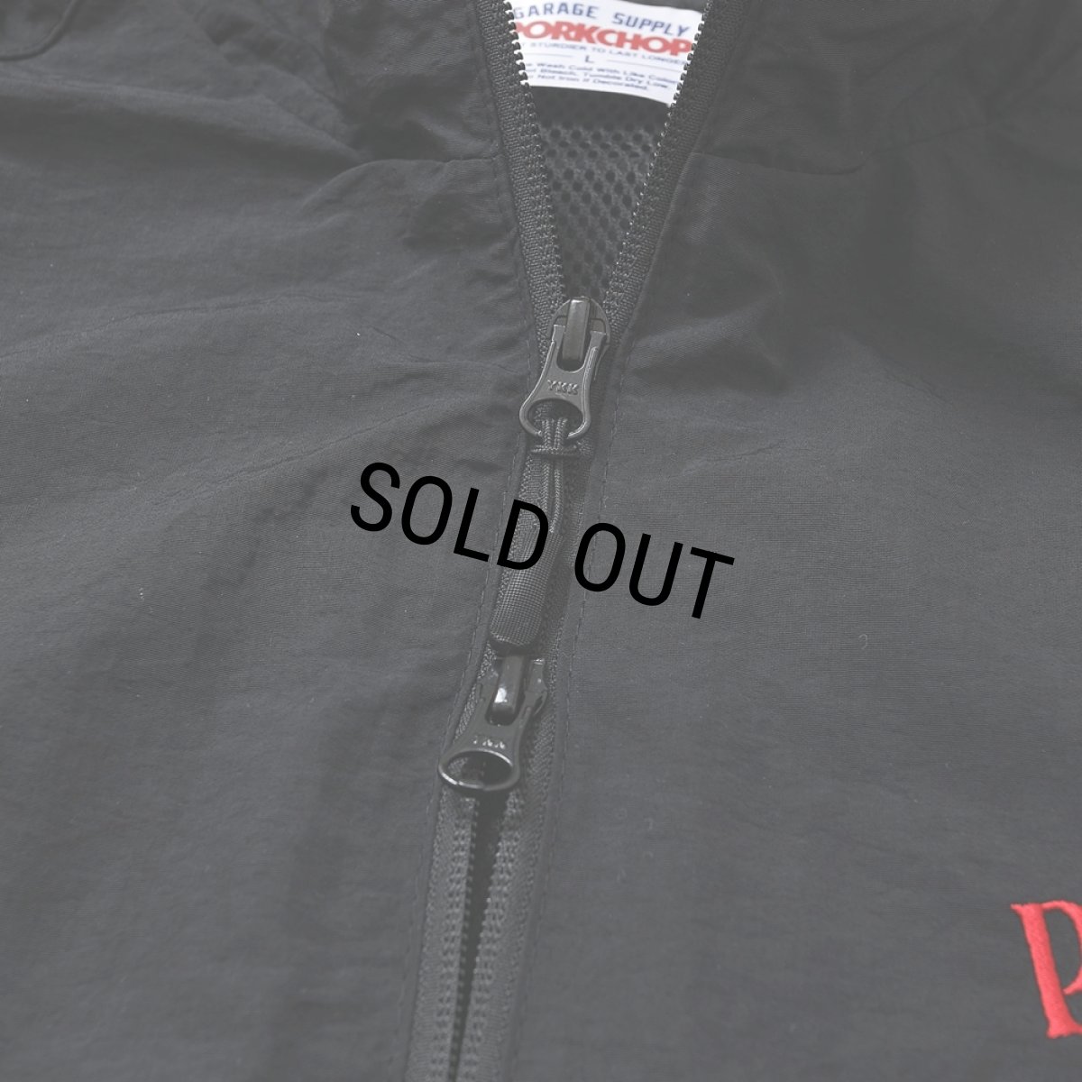 画像4: PORKCHOP/PORK BACK NYLON JKT（BLACK）［ポークバックナイロンJKT-25秋冬］ (4)