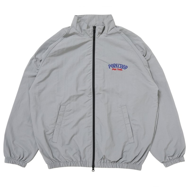 画像1: PORKCHOP/PORK BACK NYLON JKT（GRAY）［ポークバックナイロンJKT-25秋冬］