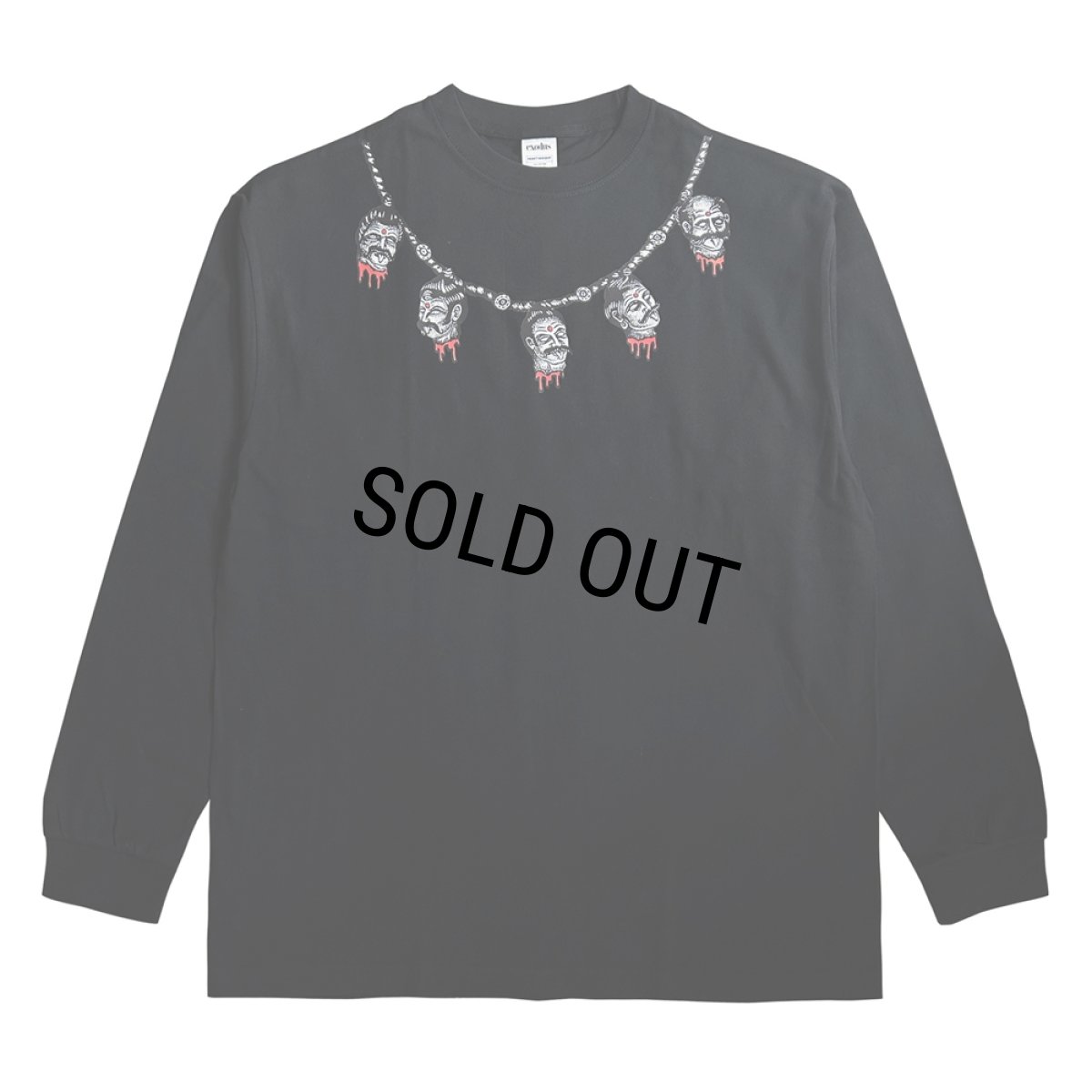 画像1: exodus/KALI MA L/S T SHIRT（BLACK）［プリント長袖T-25秋冬］ (1)