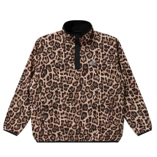 BlackEyePatch/OG LABEL LEOPARD PATTERNED PULLOVER FLEECE（MULTI