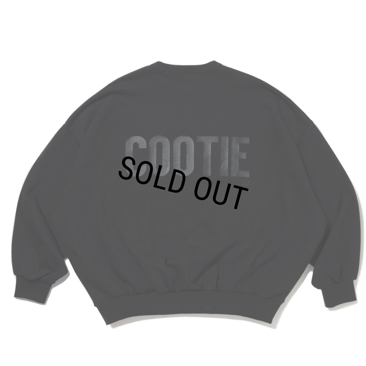 画像1: COOTIE PRODUCTIONS/Chubby Sweat Crew（Black）［チャビースウェットクルー-25秋冬］ (1)