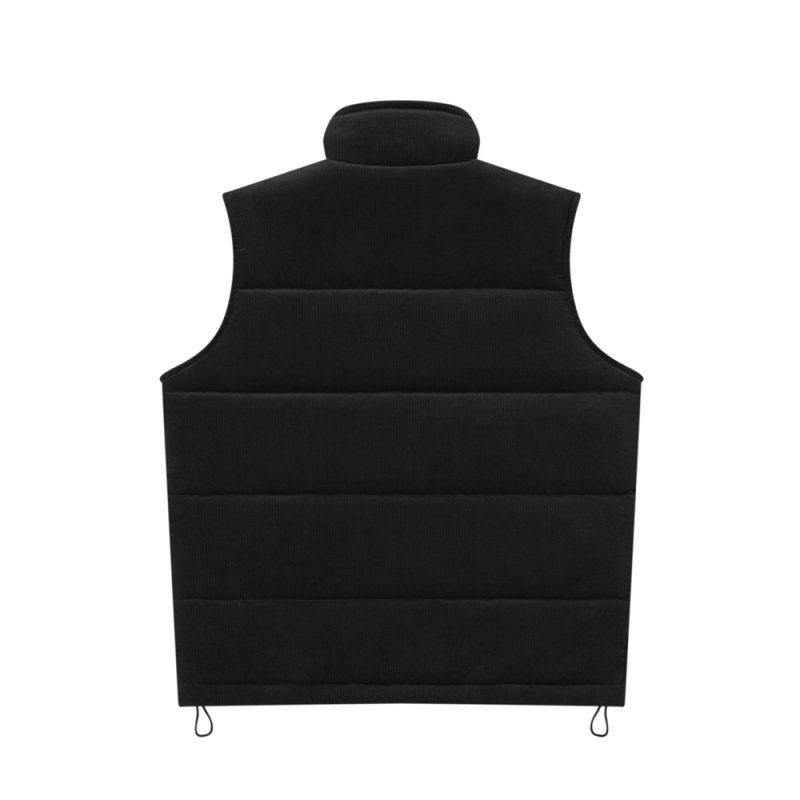 画像2: BlackEyePatch/OE LOGO CORDUROY PUFFER VEST（BLACK）