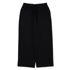 画像1: COOTIE PRODUCTIONS/Chubby Sweat Wide Easy Pants（Black）［チャビースウェットワイドイージーパンツ-25秋冬］ (1)