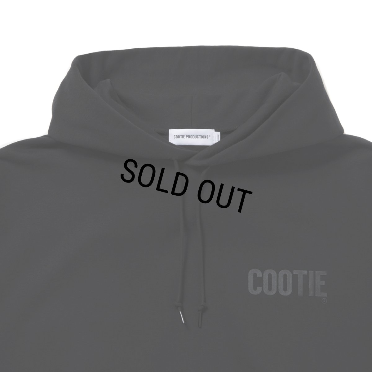 画像3: COOTIE PRODUCTIONS/Chubby Sweat Hoodie（Black）［チャビースウェットフーディー-25秋冬］ (3)