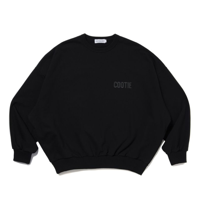 画像1: COOTIE PRODUCTIONS/Chubby Sweat Crew（Black）［チャビースウェットクルー-25秋冬］