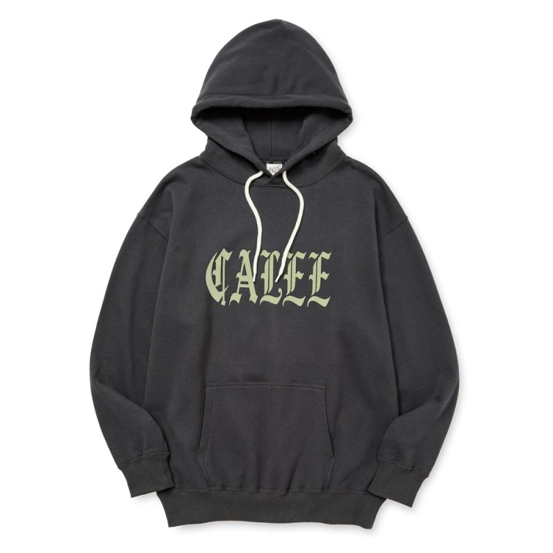 画像1: CALEE/O/E LOGO PULLOVER HD（CHARCOAL）［プルオーバーパーカー-25秋冬］