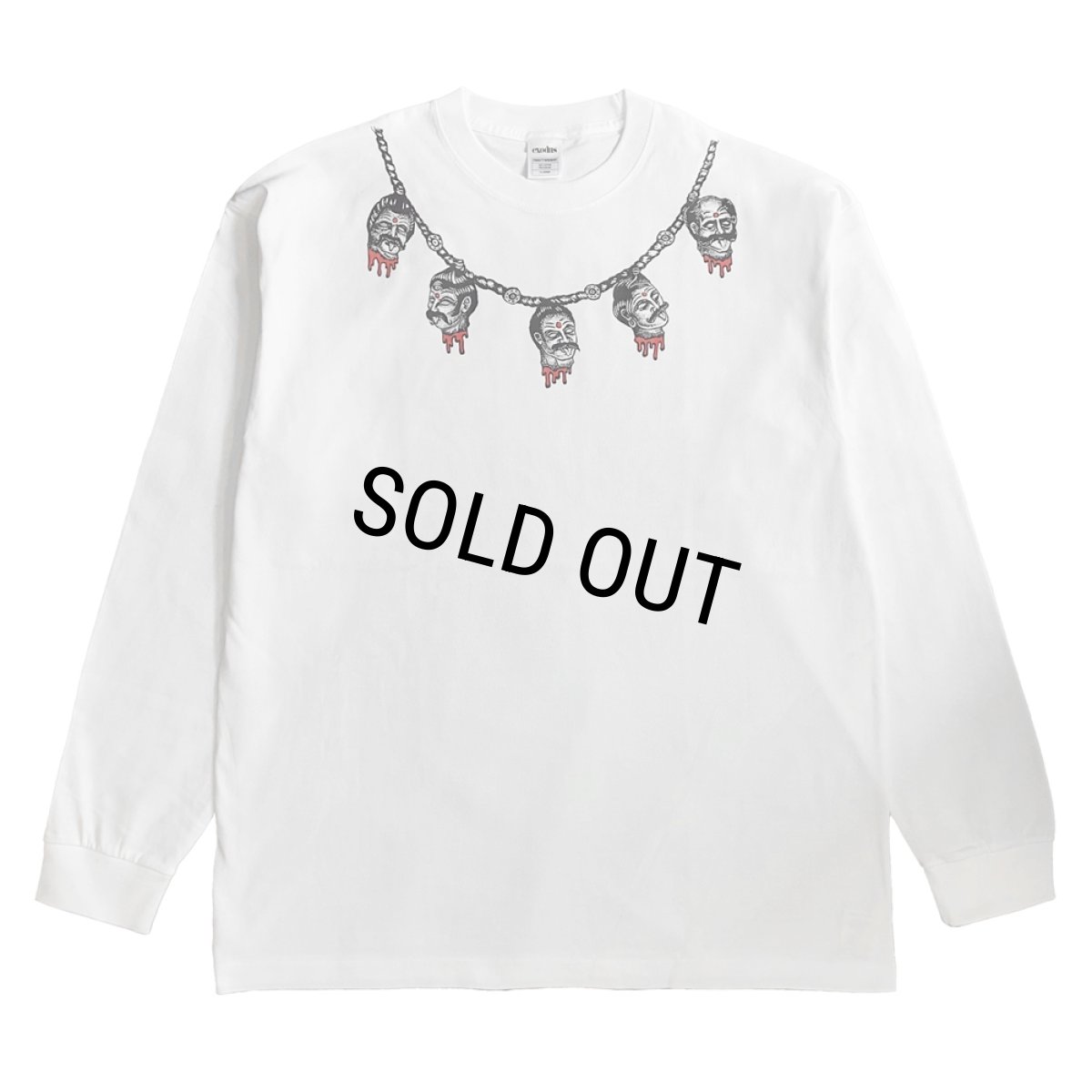 画像1: exodus/KALI MA L/S T SHIRT（WHITE）［プリント長袖T-25秋冬］ (1)