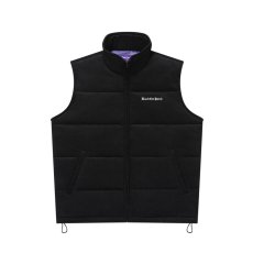画像1: BlackEyePatch/OE LOGO CORDUROY PUFFER VEST（BLACK） (1)