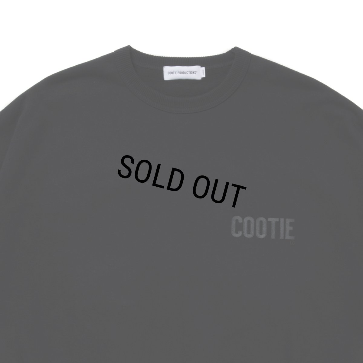 画像3: COOTIE PRODUCTIONS/Chubby Sweat Crew（Black）［チャビースウェットクルー-25秋冬］ (3)