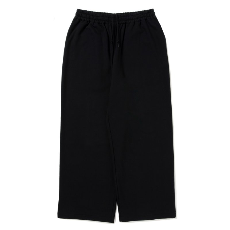 画像1: COOTIE PRODUCTIONS/Chubby Sweat Wide Easy Pants（Black）［チャビースウェットワイドイージーパンツ-25秋冬］