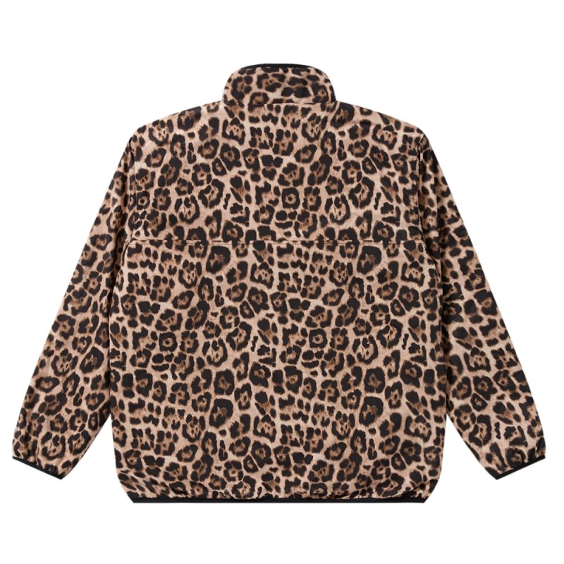 画像2: BlackEyePatch/OG LABEL LEOPARD PATTERNED PULLOVER FLEECE（MULTI）