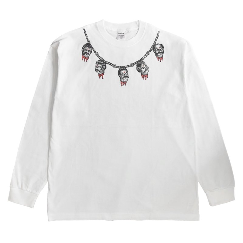 画像1: exodus/KALI MA L/S T SHIRT（WHITE）［プリント長袖T-25秋冬］