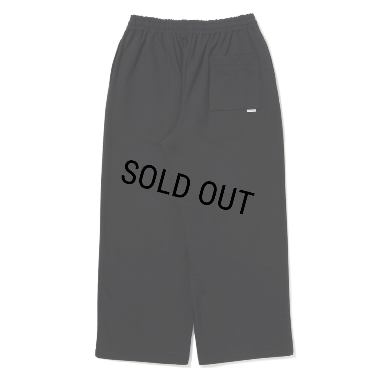 画像2: COOTIE PRODUCTIONS/Chubby Sweat Wide Easy Pants（Black）［チャビースウェットワイドイージーパンツ-25秋冬］ (2)