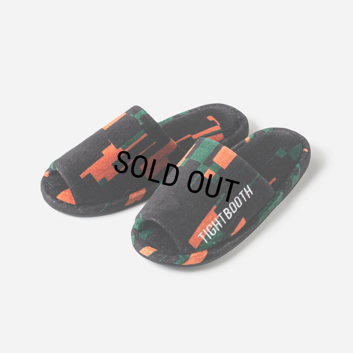 画像1: TIGHTBOOTH/NOISE VELOUR ROOM SANDAL（Noise）［ノイズベロアルームサンダル-25秋冬］ (1)