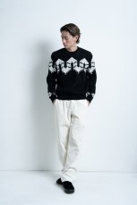 画像3: RATS/NORDIC KNIT（BLACK）［ノルディックニット-25秋冬］ (3)