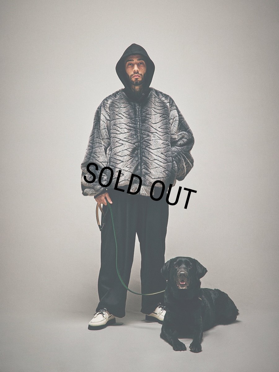 画像6: TIGHTBOOTH/T QUILT FUR MA-1（Black）［TキルトファーMA-1-25秋冬］ (6)