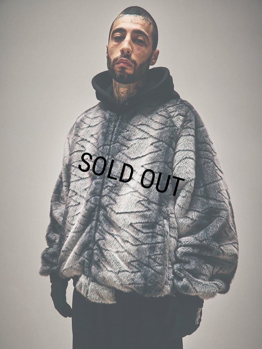 画像4: TIGHTBOOTH/T QUILT FUR MA-1（Black）［TキルトファーMA-1-25秋冬］ (4)