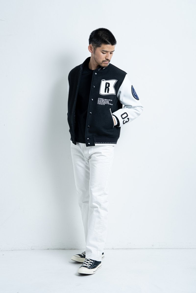 画像3: RATS/VARSITY JKT（BLACK）［ヴァーシティJKT-25秋冬］