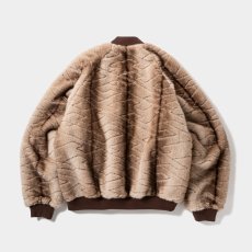 画像2: TIGHTBOOTH/T QUILT FUR MA-1（Brown）［TキルトファーMA-1-25秋冬］ (2)