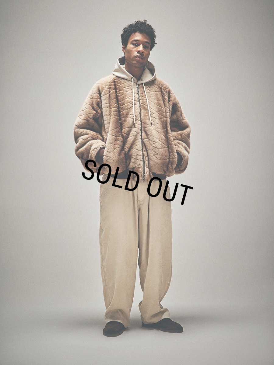 画像9: TIGHTBOOTH/T QUILT FUR MA-1（Brown）［TキルトファーMA-1-25秋冬］ (9)