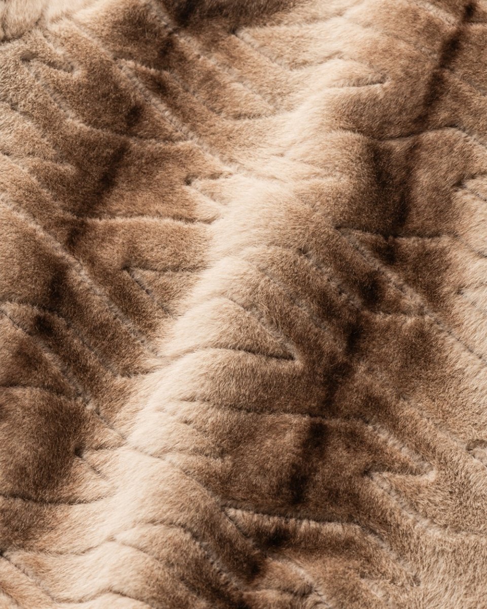 画像6: TIGHTBOOTH/T QUILT FUR MA-1（Brown）［TキルトファーMA-1-25秋冬］ (6)