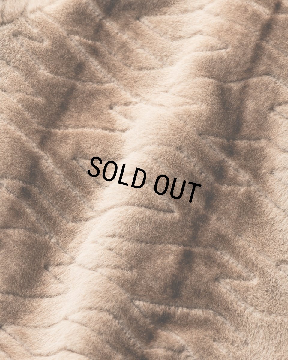 画像6: TIGHTBOOTH/T QUILT FUR MA-1（Brown）［TキルトファーMA-1-25秋冬］ (6)