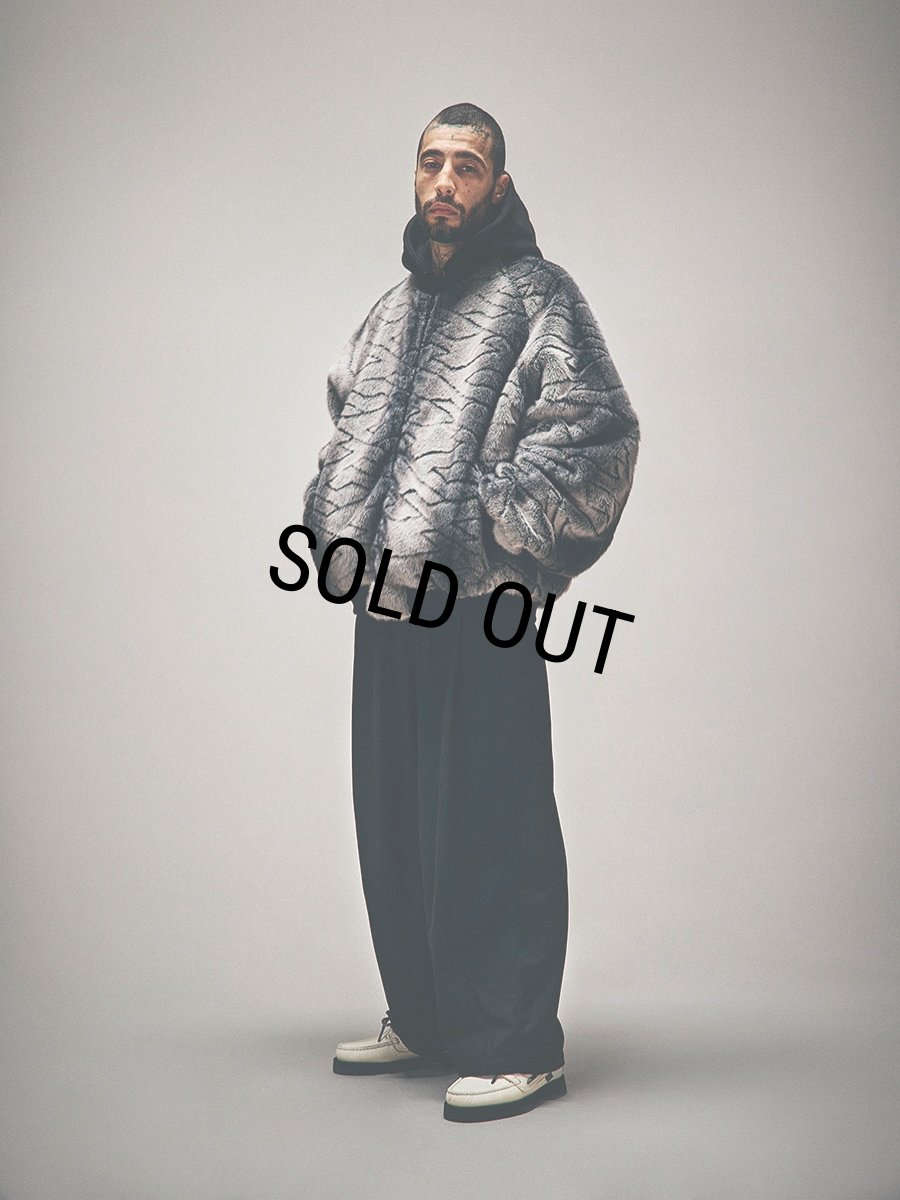 画像5: TIGHTBOOTH/T QUILT FUR MA-1（Black）［TキルトファーMA-1-25秋冬］ (5)