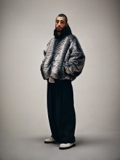 画像5: TIGHTBOOTH/T QUILT FUR MA-1（Black）［TキルトファーMA-1-25秋冬］ (5)