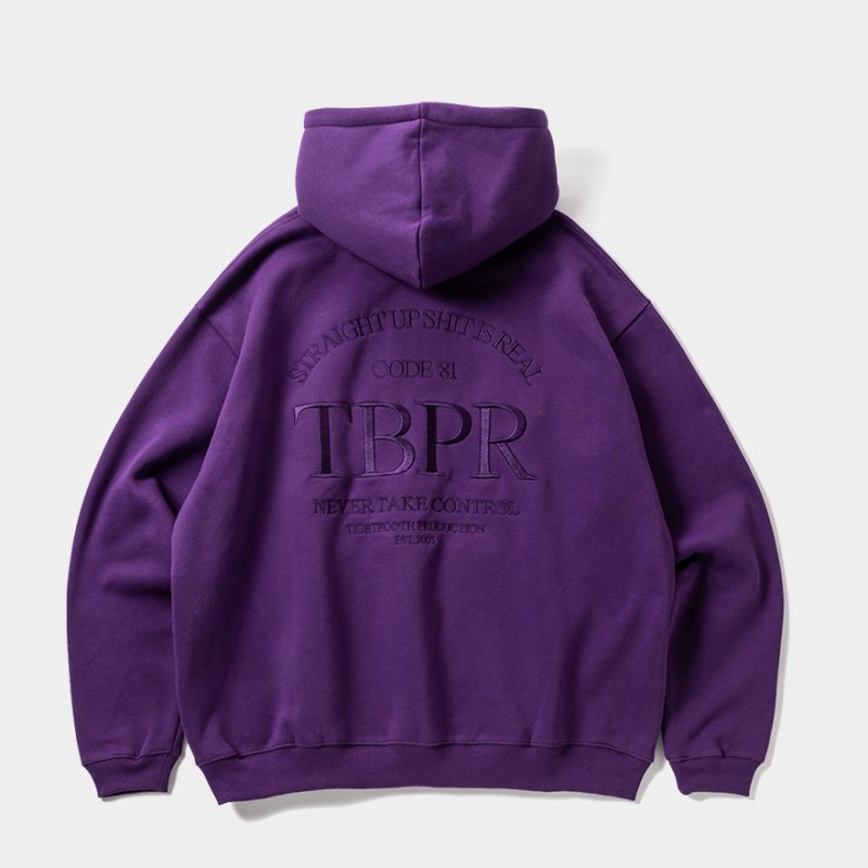 画像2: TIGHTBOOTH/STRAIGHT UP HOODIE（Purple）［ストレートアップフーディー-25秋冬］