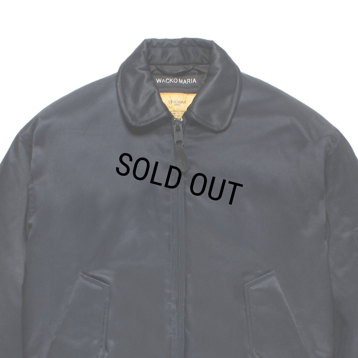 画像2: WACKO MARIA/SPIEWAK / CWU-45 FLIGHT JACKET（NAVY）［CWU-45フライトJKT-25秋冬］ (2)