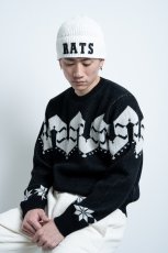 画像4: RATS/NORDIC KNIT（BLACK）［ノルディックニット-25秋冬］ (4)