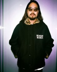 画像5: WACKO MARIA/LEOPARD FAUX FUR N-1 DECK JACKET（BLACK）［レオパードファーN-1デッキJKT-25秋冬］ (5)