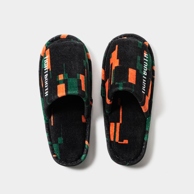 画像2: TIGHTBOOTH/NOISE VELOUR ROOM SANDAL（Noise）［ノイズベロアルームサンダル-25秋冬］