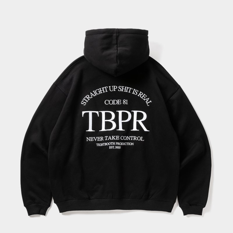 画像2: TIGHTBOOTH/STRAIGHT UP HOODIE（Black）［ストレートアップフーディー-25秋冬］