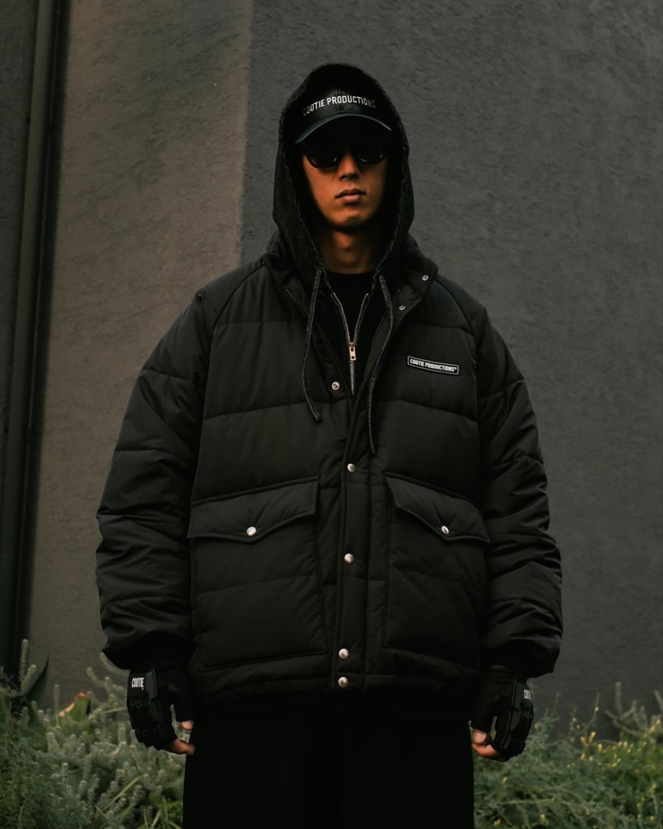 画像12: COOTIE PRODUCTIONS/Error Fit Padded Racing Jacket（Black）［エラーフィットレーシングJKT-25秋冬］ (12)