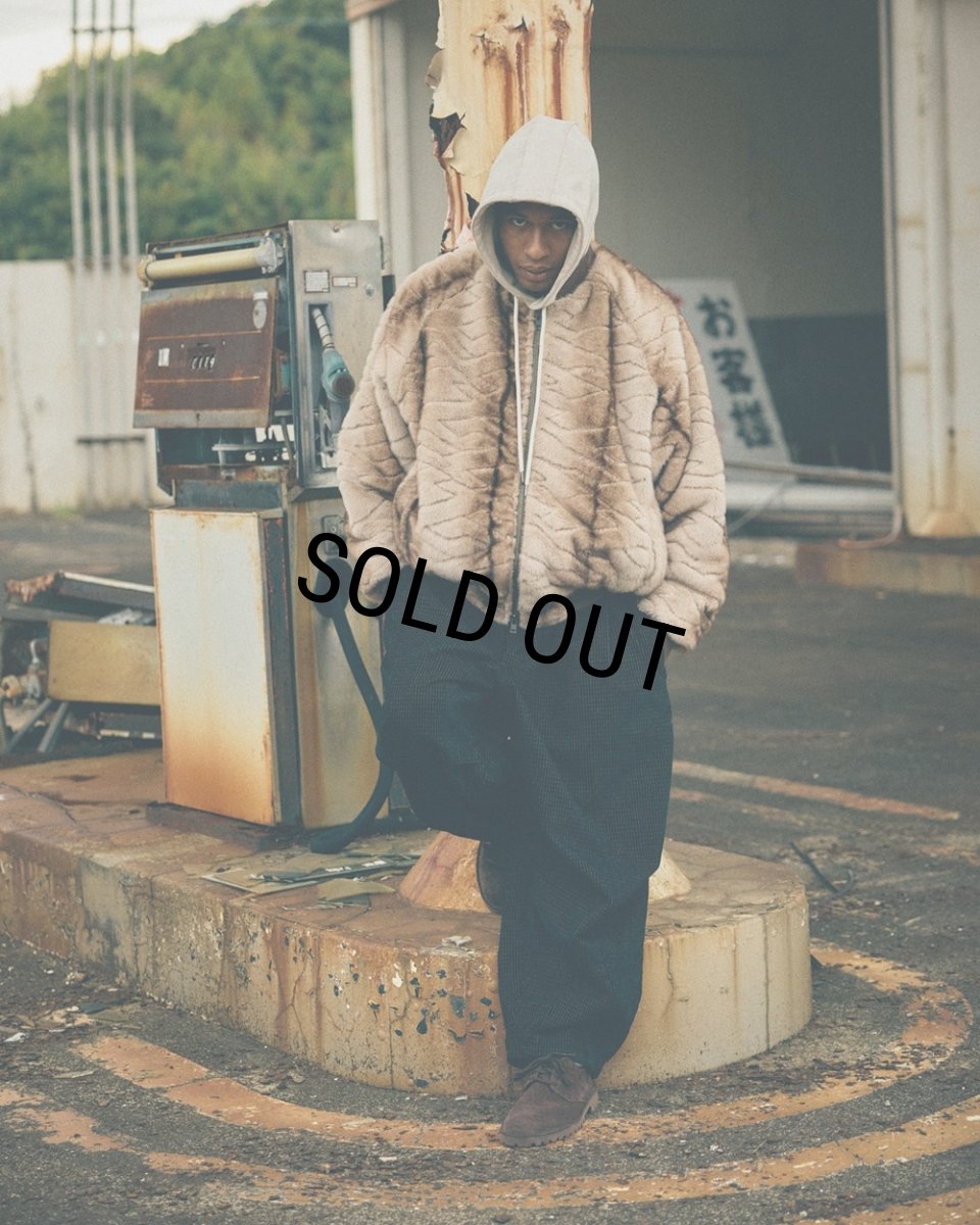 画像10: TIGHTBOOTH/T QUILT FUR MA-1（Brown）［TキルトファーMA-1-25秋冬］ (10)